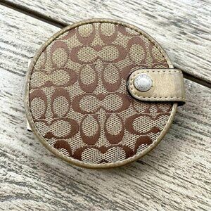 Coach Signature C Double Sided Compact Mirror